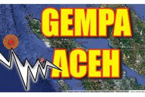  Gempa 5,4 SR Guncang Aceh Singkil